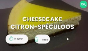 Cheesecake Citron-Spéculoos