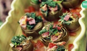Salade italienne Jambon de Parme et cœœurs d'artichauts