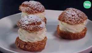 Choux chantilly au craquelin