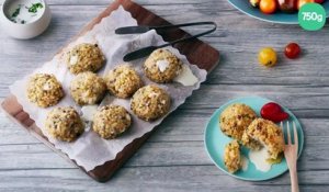 Croquettes au four de Céréales & Lentilles au fromage