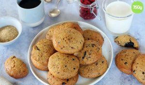 Cookies à la patate douce et chocolat noir (sans beurre)