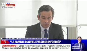 Corps retrouvé sous une dalle: "Le compagnon d'Aurélie Vaquier a été placé en garde à vue après la découverte du corps", selon le procureur