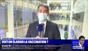 Jean Rottner: "S'il reste des doses d'AstraZeneca et qu'on a une population volontaire, qu'on les vaccine"