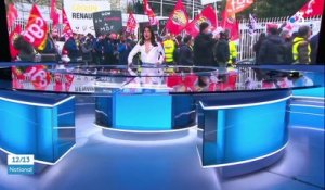Renault : les salariés manifestent contre de nouvelles suppressions d’emplois