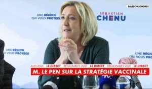 Marine Le Pen : «La stratégie de distribution des doses de vaccin est marquée du sceau de l'injustice»