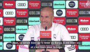 Football - Zinédine Zidane sur Lionel Messi : "J'aimerais quil reste au Barça... "