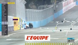 Le spectaculaire accident de Di Grassi - Formule E - ePrix de Rome