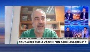 Pr Bruno Megarbane : « Rien ne pourra se faire sans vaccination mais a cours termes, elle ne sera pas suffisante à elle-même, il faudra y associer la poursuite des mesures barrières »