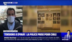 Tensions à Épinay: des photos personnelles de policiers placardées dans des immeubles