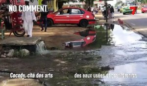 Cocody: des eaux usées et pestiférantes dans les rues de la Cité des Arts