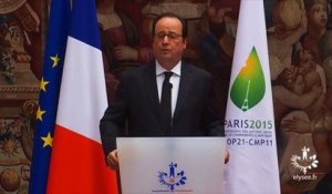 COP21 : Hollande ratifie l'accord de Paris sur le climat
