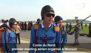 Premier meeting aérien en Corée du Nord
