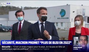 "Plus de bleu sur le terrain": Emmanuel Macron repart à l'offensive sur la sécurité