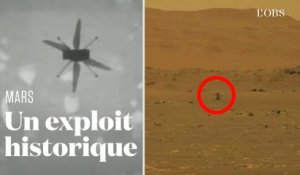 La Nasa fait voler l'hélicoptère Ingenuity sur Mars (et c'est historique)