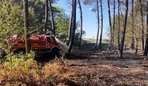 Gironde. Un incendie s'est déclaré le jeudi 22 avril 2021 à Birac, les pompiers sont toujours sur place