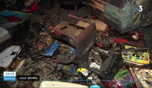 Lille : une école maternelle incendiée, des pompiers attaqués au mortier