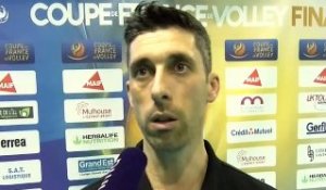 Réaction maritima: André Sa après la défaite d'Istres Provence Volleyen finale