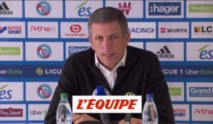 Thierry Laurey : « Ce sont des points qu'on laisse échapper naïvement » - Foot - L1 - Strasbourg