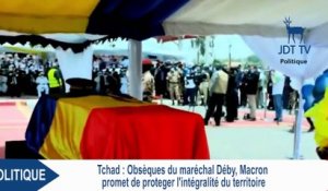 EMMANUEL MACRON : La France ne laissera jamais personne menacer ni aujourd'hui, ni demain, la stabilité et l'intégrité du Tchad
