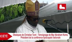 TEMOIGNANGE DE Mgr ABRAHAM KOME: Le cardinal Christian TUMI " s'en va en pleurant..."