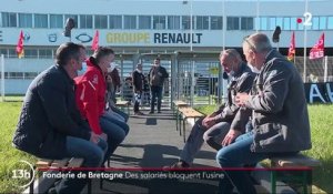 Renault : les salariés bloquent la Fonderie de Bretagne pour protester contre la mise en vente