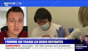 Guillaume Rozier évoque "des disparités régionales" sur la disponibilité de créneaux de vaccination