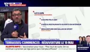 Yves Camdeborde à propos de la réouverture des restaurants: "Quand on n'a pas été un sportif de haut-niveau pendant 7 mois, on a du mal à retrouver le rythme"