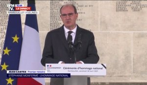 Rambouillet: Jean Castex rend hommage à Stéphanie Monfermé, qui était "partout chez elle"