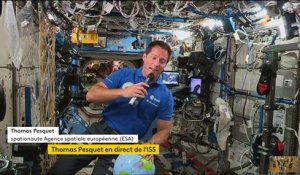 Revoyez la première conférence de presse de l'astronaute français Thomas Pesquet depuis l'ISS