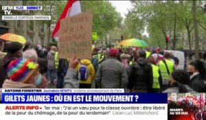 1er mai: le cortège des gilets jaunes s'est élancé à Paris