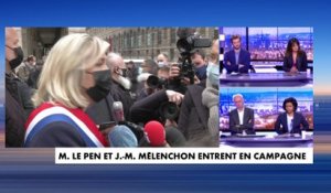 Marine Le Pen et Jean-Luc Mélenchon entrent en campagne