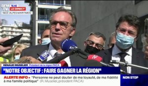 Renaud Muselier: "Je n'ai jamais demandé l'investiture, j'ai demandé le soutien de ma famille politique"