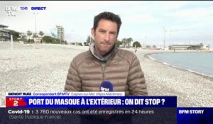 À Cagnes-sur-Mer, il est à nouveau possible de se balader sur la plage sans masque