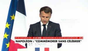 Emmanuel Macron, sur Napoléon : «Ne rien céder à ceux qui veulent effacer le passé»