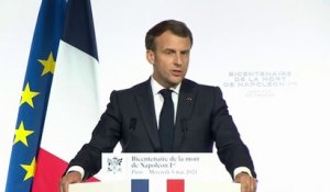 Bicentenaire de la mort de Napoléon : le discours d'Emmanuel Macron