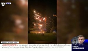 Rhône: l'incendie à Sainte-Foy-lès-Lyon maîtrisé par les pompiers