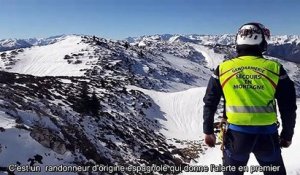Hautes-Pyrénées- Emporté par une avalanche, il est localisé grâce à son téléphone