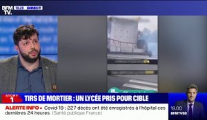 Tirs de mortrier: "Ça fait trois ans que ces violences durent", explique Alexis Moulaï, professeur au lycée André Malraux