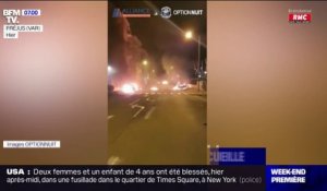 Violences urbaines à Fréjus: un policier du syndicat Alliance évoque une "nuit de chaos"