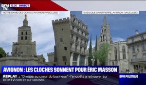Avignon: les cloches des églises sonnent en hommage à Éric Masson