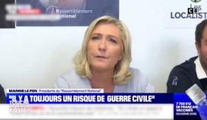 Marine Le Pen s'insurge de ne pas avoir été invitée à l'hommage d'Eric Masson