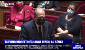 Échange tendu au Sénat entre Éric Dupond-Moretti et la sénatrice LR Laurence Garnier sur le féminicide à Mérignac