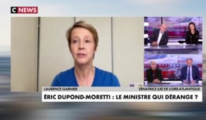 Laurence Garnier sur son opposition à Éric Dupond-Moretti au Sénat : «On est face à un ministre qui traite d’exploitation politique le simple constat que nous faisons tous des dysfonctionnements du pays»