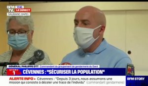Cévennes: le fugitif "pourrait potentiellement nous attendre sur son terrain", selon la gendarmerie