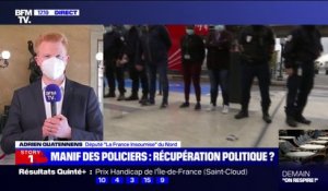 Manifestation des policiers: Adrien Quatennens dénonce une "manœuvre qui vise à faire pression sur l'institution judiciaire"