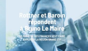 Indépendance de l'Alsace : Baroin et Rottner répondent à Le Maire
