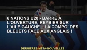 6 Nations U20 - Barré en ouverture, Reybier à gauche... Les Bleuets face à l'Angleterre !