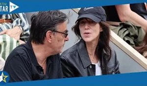 Charlotte Gainsbourg et Yvan Attal, l'amour en toute simplicité à Roland-Garros