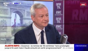 "La vie est dure pour tout le monde mais en France nous nous en tirons plutôt mieux", déclare Bruno Le Maire