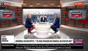EXCLUSIF - Le général Richoufftz annonce dans "Morandini Live" qu'il refuse de comparaître devant le conseil de discipline après avoir signé la Tribune des généraux - VIDEO